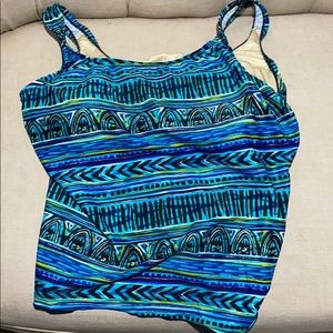 Azul size 14 swimsuit top
